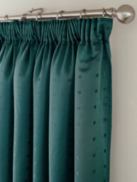 Luxury Living Adiso Pencil Pleat Taped Top Curtains Teal - thumbnail 5