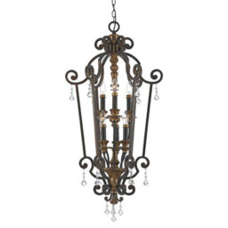 Elegant 6 Bulb Heirloom Chandelier Pendant Light With Led E14 Base