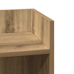 Berkfield Side Table With Shelf Artisan Oak 25.5X27X60 Cm - thumbnail 7