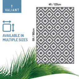 Valiant Outdoor Waterproof Rug For Gardens, Patio And Decking 6Ft X 4Ft (180Cm X 120Cm) - thumbnail 4
