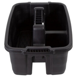 HEATON WHOLESALE 1 X Black Plastic Handy Kitchen Carry Tool Caddy Organiser For Kitchens & Utility - thumbnail 3