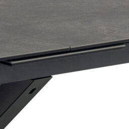 Furniture To Go Heaven Extendable Dining Table With Ceramic Black Top (L) 240Cm Seats Up To 6 - thumbnail 8
