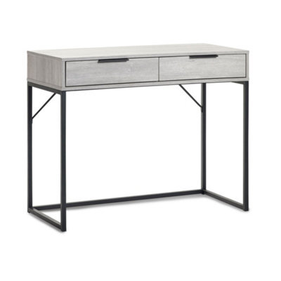 Oakham Premium Kora 2 Drawer Dressing Table Or Desk - Grey Oak - image 1