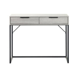 Oakham Premium Kora 2 Drawer Dressing Table Or Desk - Grey Oak - thumbnail 4