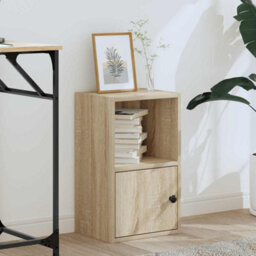 Berkfield Bookcase Sonoma Oak 31X24X52 Cm Engineered Wood - thumbnail 3