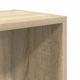 Berkfield Bookcase Sonoma Oak 31X24X52 Cm Engineered Wood - thumbnail 9