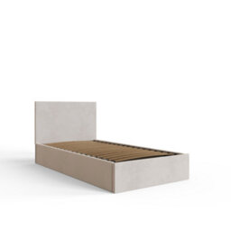 Gfw End Lift Ottoman Bed 90Cm Velvet Natural Single - thumbnail 9