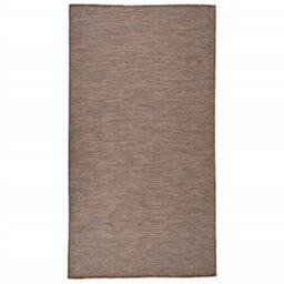 Berkfield Outdoor Flatweave Rug 80X150 Cm Brown