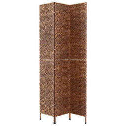 Vidaxl Room Divider 3-Panel Brown 122X180 Cm Water Hyacinth - thumbnail 4