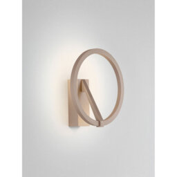 Luminosa Lighting Luminosa Tilia Integrated Led Wall Lamp Champagne Gold Led 10W 457Lm 2700-3000-4000K Cct Dip Switch - thumbnail 5