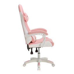 Living And Home Pink Cute High Back Ergonomic Gaming Chair Office Chair - thumbnail 3