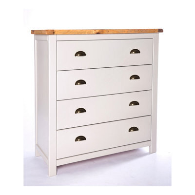 Cabinet Bits Argenta 4 Drawer Chest Of Drawers Brass Cup Handle - image 1