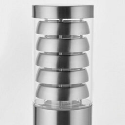 Outdoor Garden Bollard Light 80Cm Brushed Steel 9W Outside Path Lamp Post Ip44 - thumbnail 5