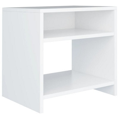 Vidaxl Bedside Cabinet White 40X30X40 Cm Engineered Wood - image 1