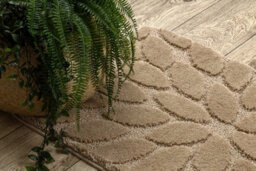 RugsX Bathroom Rug Supreme Stones, Non-Slip, Soft - Beige 50X80 Cm - thumbnail 5
