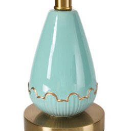 Komore Antique Bronze Ceramic Iron Table Lamp Plug In Bedside Study Reading Lamp - thumbnail 8