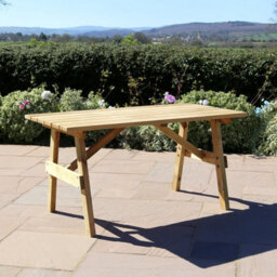 Rectangle Outdoor Garden Table Freya Table By Zest Outdoor Living - thumbnail 1
