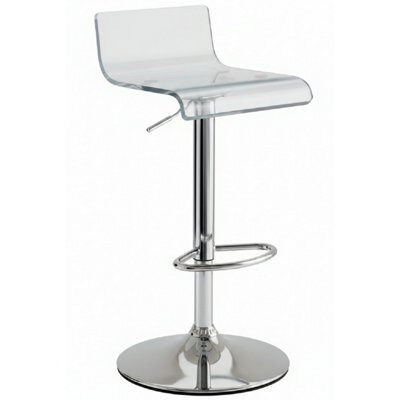 Ct3 Otto Garrison Acrylic Transparent Bar Stool