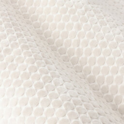 Paoletti Neptune Fully Lined Velvet Eyelet Curtain Pair, Ivory, (W) 168 X (D) 183Cm - thumbnail 6