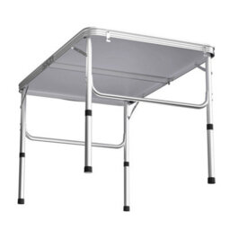 Camping Table Folding Light Weight Portable Aluminium Frame Outdoor Picnic Black - thumbnail 3