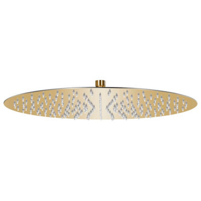 Walplus Rain Shower Head Stainless Steel 40 Cm Round Gold - image 1