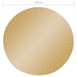 Walplus Rain Shower Head Stainless Steel 40 Cm Round Gold - thumbnail 7