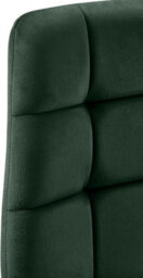 Kosy Koala Modern Grey Glass Dining Table Set With 4 Green Velvet Chairs Dining Room Furniture - thumbnail 7