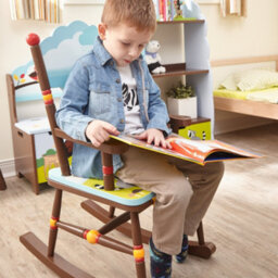 Teamson Kids Enchanted Woodland Kids Style Rocking Chair, Multicolour - thumbnail 4