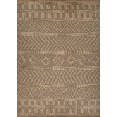 Livabliss Mystery-Washable Tan Beige Modern Living Dining Jute Rug 118 X 170 Cm Easy Care, Non Shedding - image 1