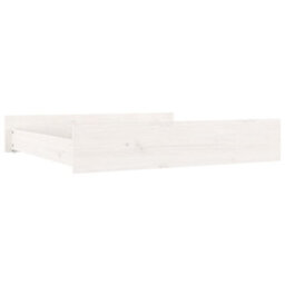 Walplus Bed Drawers 2 Pcs White Solid Wood Pine - thumbnail 3