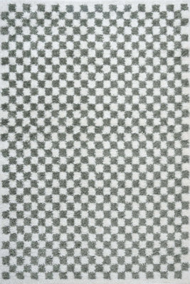 The Rugs Moodi Shaggy Green Lunel Rug Runner Tartan Thick High Pile For Living Rooms, Bedrooms, Hallways, Kitchens - image 1