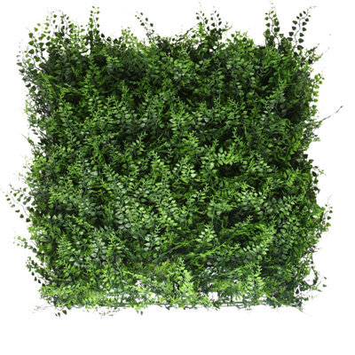 Artificial Plant Flower Living Wall Panels Realistic- Fern- Indoor / Outdoor - 50Cm X 50Cm - image 1