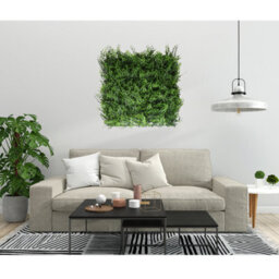 Artificial Plant Flower Living Wall Panels Realistic- Fern-  Indoor / Outdoor - 50Cm X 50Cm - thumbnail 8