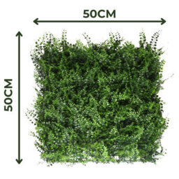 Artificial Plant Flower Living Wall Panels Realistic- Fern-  Indoor / Outdoor - 50Cm X 50Cm - thumbnail 2