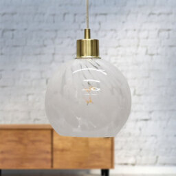 First Choice Lighting Confetti - White And Clear Glass Pendant Shade - thumbnail 3