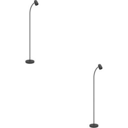 Loops 2 Pack Stylish Modern Black Floor Lamp For Indoor Spaces - Illuminate Your Home With Elegance - thumbnail 1