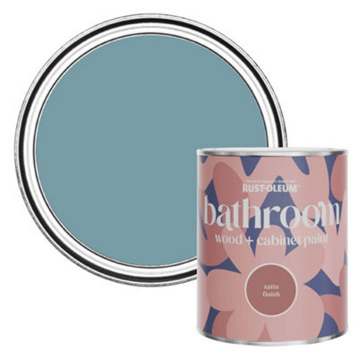 Rust-Oleum Pacific State Satin Bathroom Wood & Cabinet Paint 750Ml - image 1