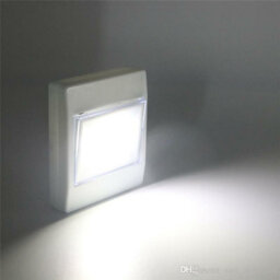 Inbrackets White Battery-Powered Led Indoor Wall Light Switch Nightlight Shed Closet Bright 3W Pack Of 2 - thumbnail 5