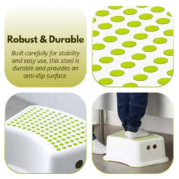 Marco Paul 2 Pack Of White Bathroom Nonslip Step Stool 37Cm - thumbnail 7