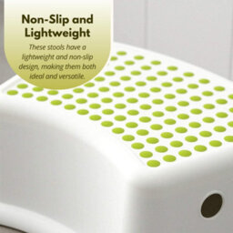 Marco Paul 2 Pack Of White Bathroom Nonslip Step Stool 37Cm - thumbnail 5