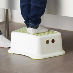 Marco Paul White Bathroom Nonslip Step Stool 37Cm