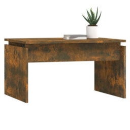 Berkfield Sturdy Coffee Table Smoked Oak 68X50X38 Cm Engineered Wood - thumbnail 4