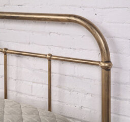 Save On Goods UK 5Ft King Size Retro Bed Frame,antique Bronze,metal,tube.low Foot End Traditional Industrial - thumbnail 3