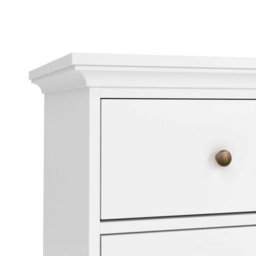 Wyld Haus Osaka Farmhouse Wide 8-Drawer White Wooden Chest - thumbnail 8