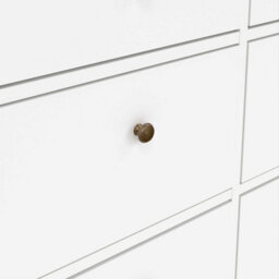 Wyld Haus Osaka Farmhouse Wide 8-Drawer White Wooden Chest - thumbnail 9