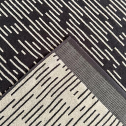 Allure Bath Fashions Pop Up Zero Twist Barcode Stripe Pair Of Bath Towels - Dark Steel - thumbnail 4