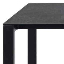 Furniture To Go Brentford Matt Black Ceramic Dining Table - thumbnail 5