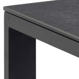 Furniture To Go Brentford Matt Black Ceramic Dining Table - thumbnail 4