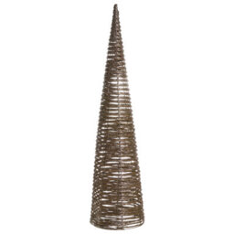 Beliani Set Of 3 Christmas Decorations Led Tuelso Christmas Tree 60/80/100 Cm Gold - thumbnail 5