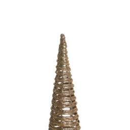 Beliani Set Of 3 Christmas Decorations Led Tuelso 60/80/100 Cm Christmas Tree Gold - thumbnail 8